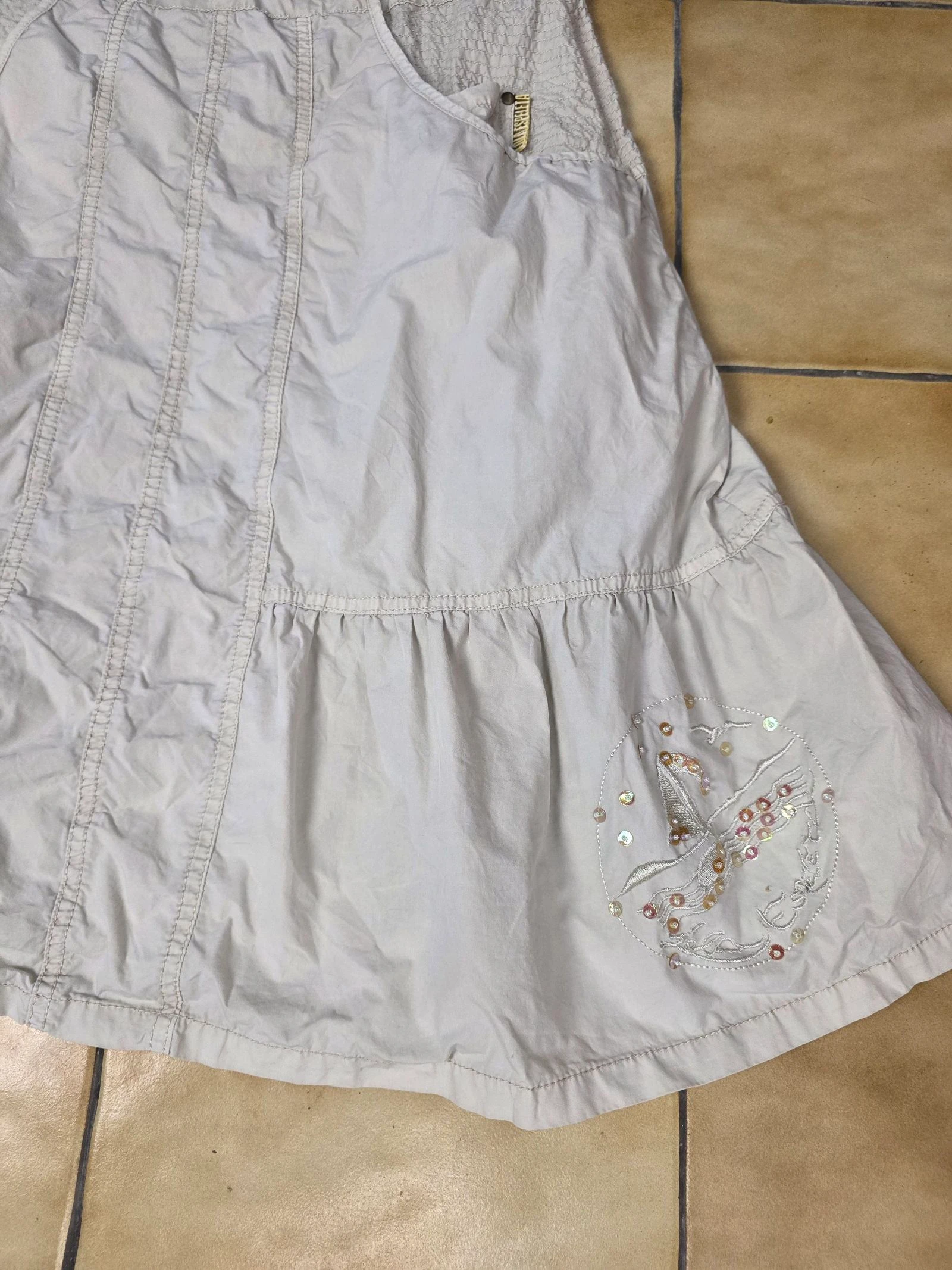 Vestido safari cottagecore fairycore estético con lentejuelas vintage y2k talla 38/40 – photo 12